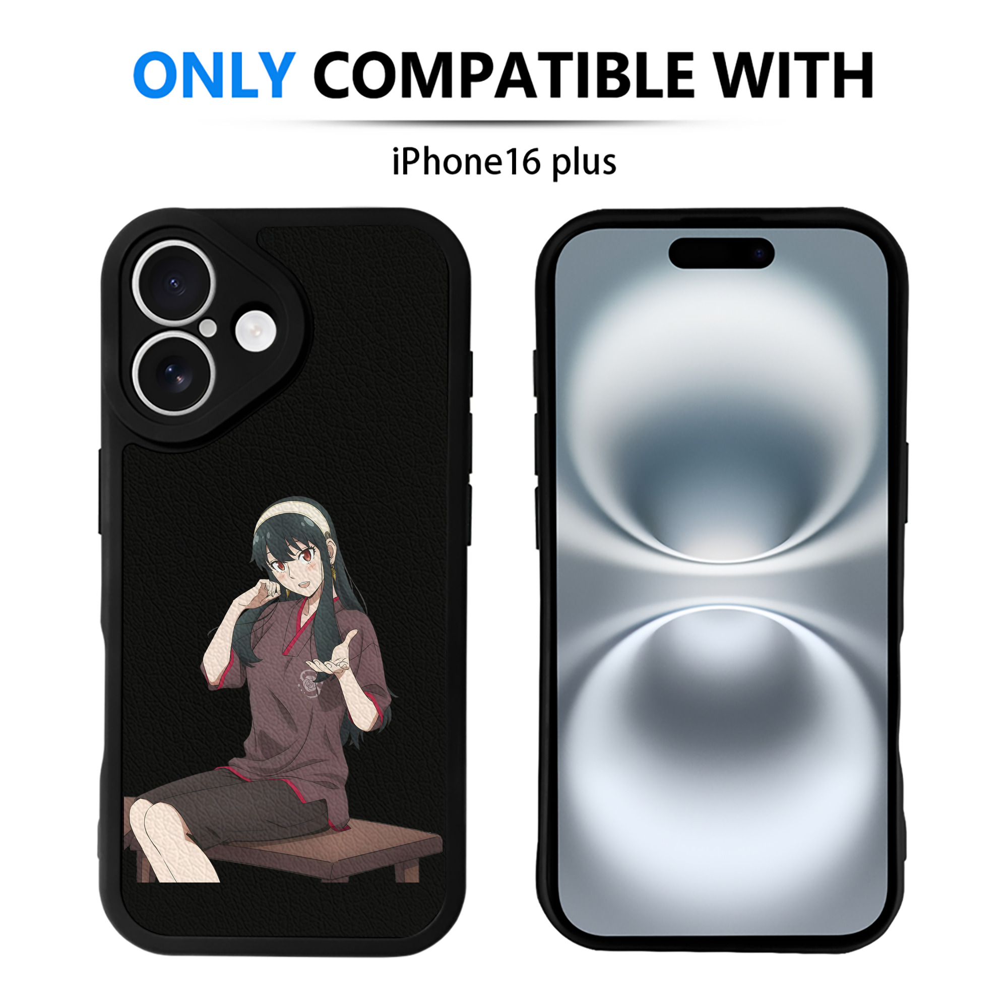 （画像用） SPY×FAMILY间谍家家酒 【iPhone 16シリーズ対応】シリコンスマホケース（レザー調） 材質：シリコン